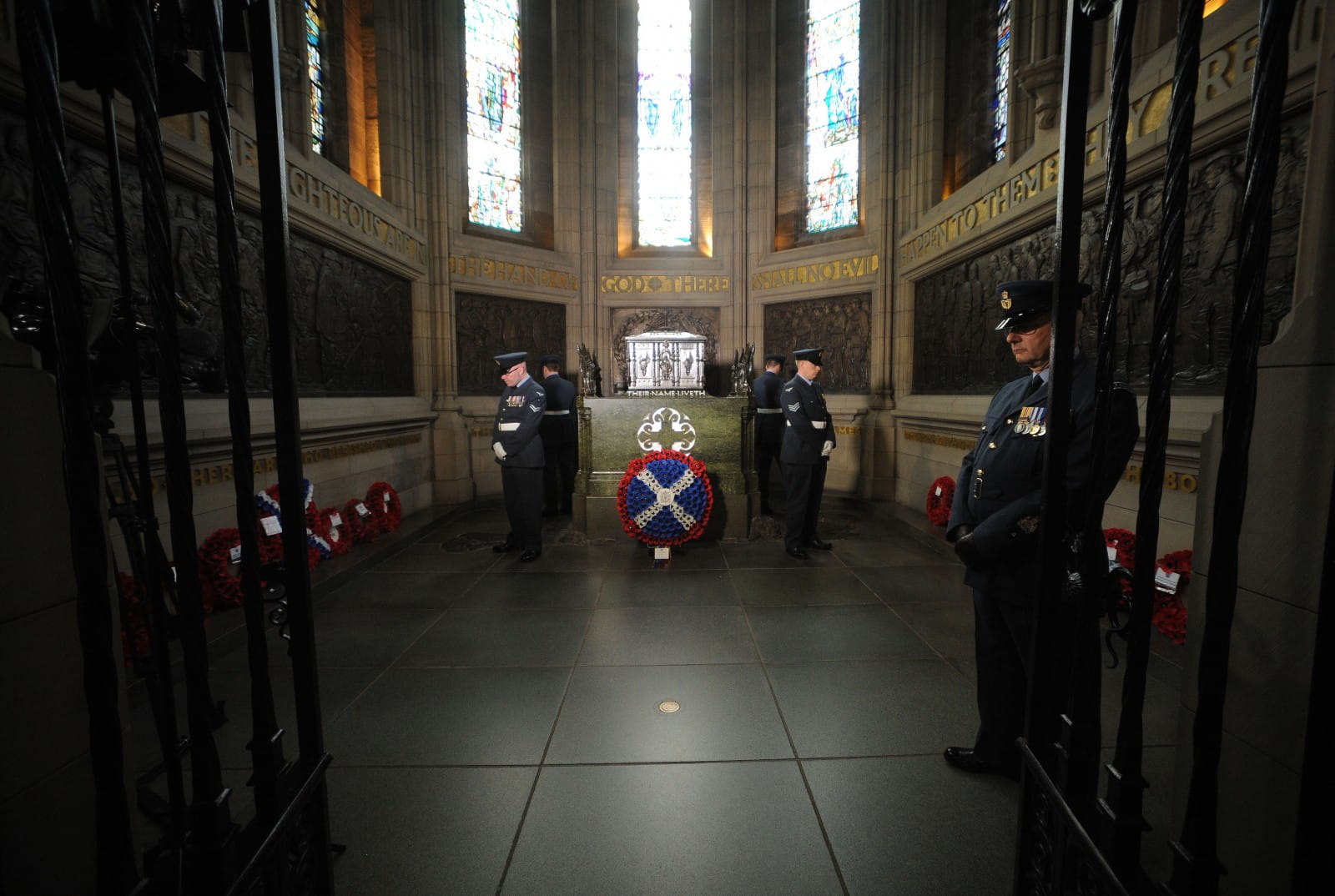 RAF Sentinels around the Casket