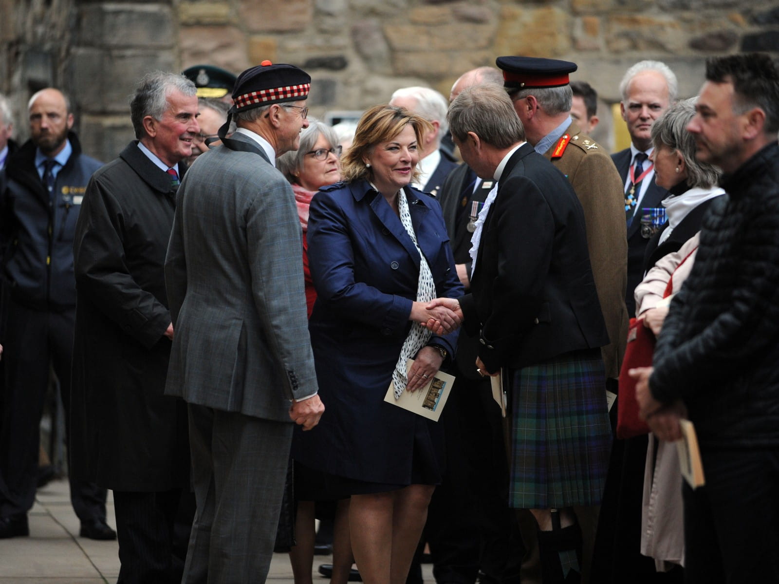 Cabinet Secretary Fiona Hyslop arrives at the Vigil