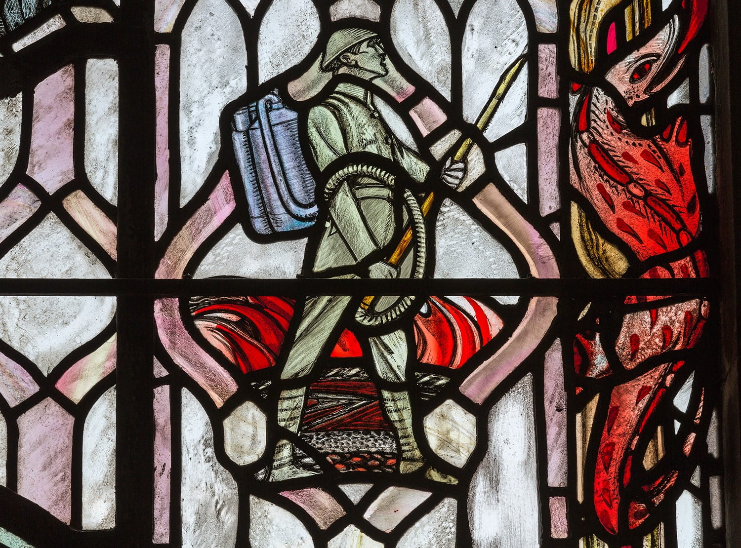 Machinery of War Window - Flamethrower - Douglas Strachan
