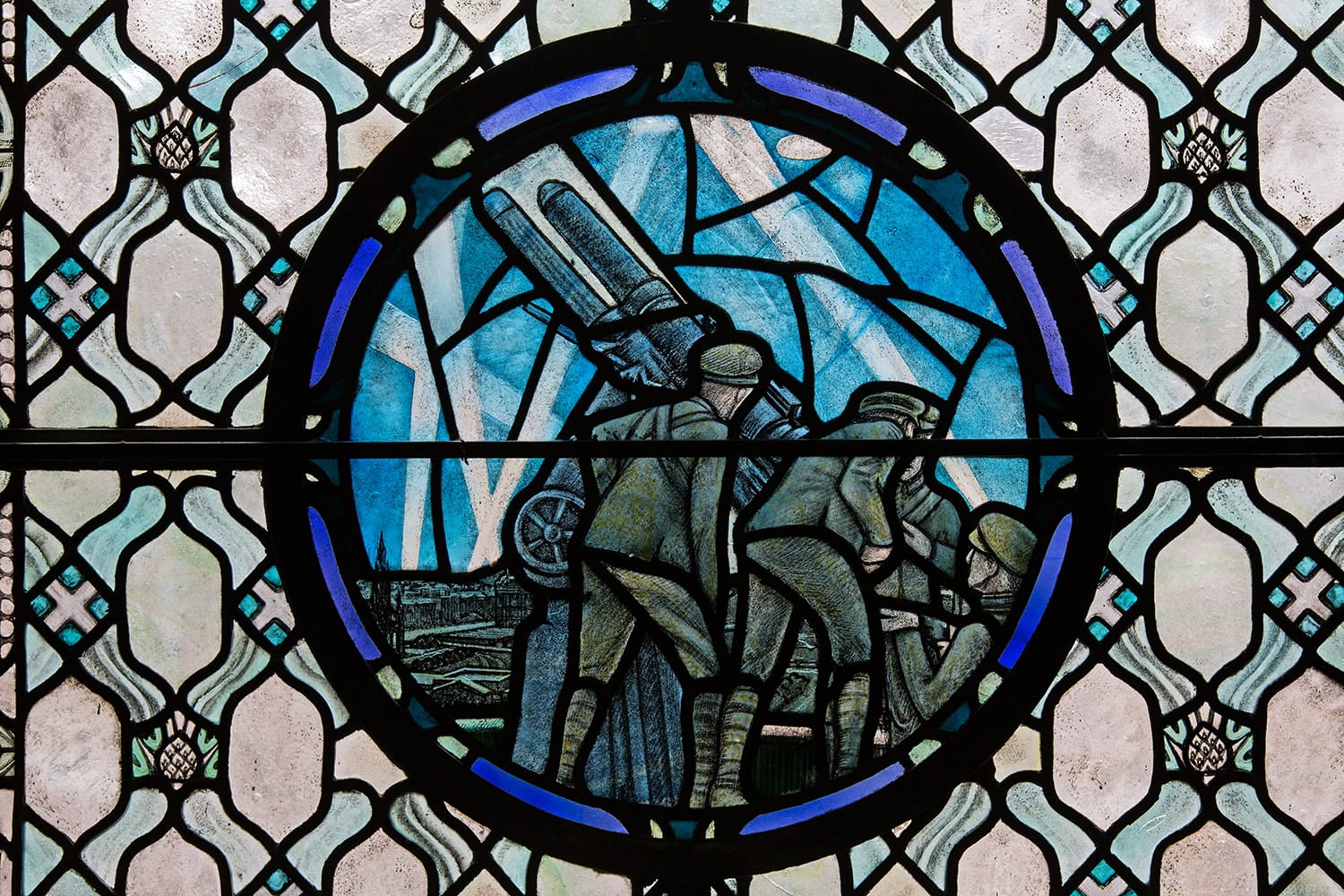 Spring Window - Anti Aircraft Gun - Douglas Strachan