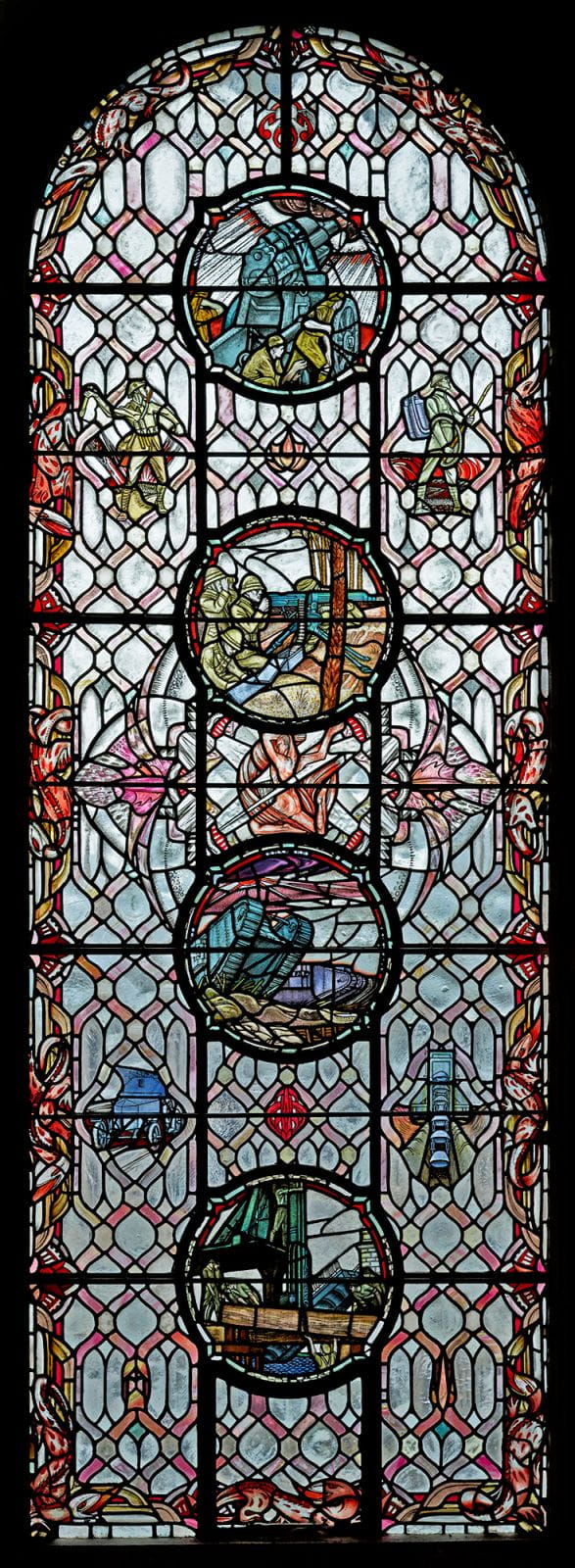 Machinery of War Window - Douglas Strachan