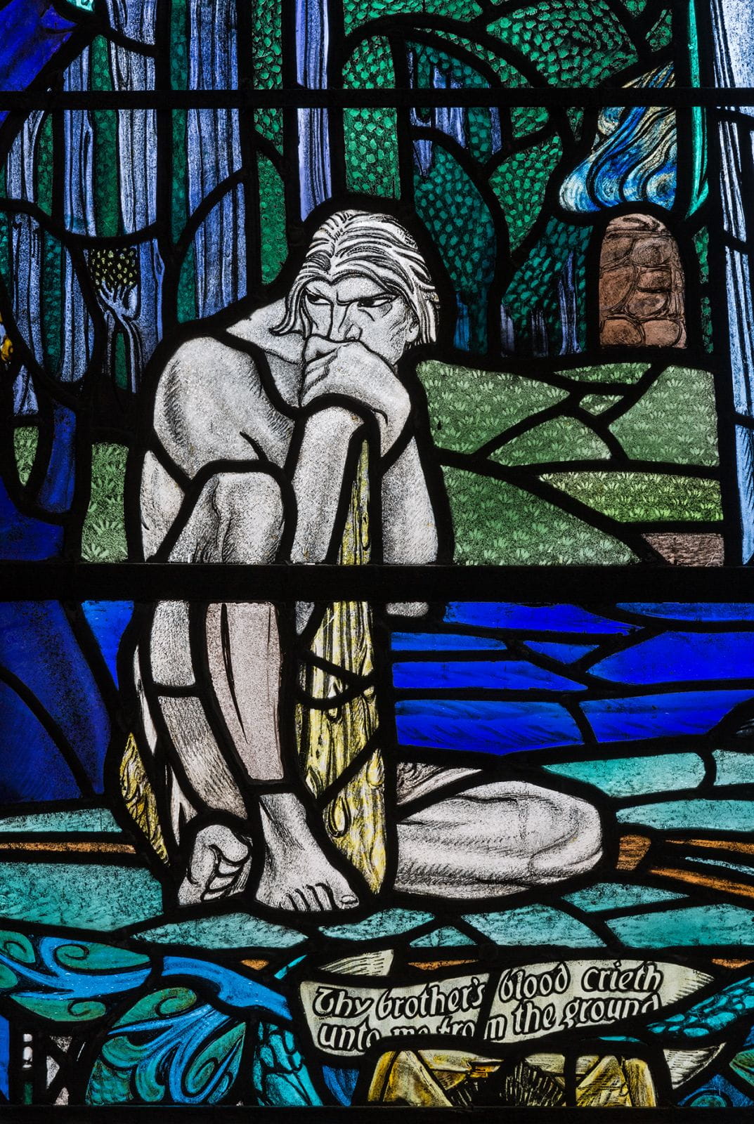 Window 2 Shrine - Cain in exile - Douglas Strachan