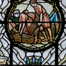Land Girls - Womens Services Window - Douglas Strachan